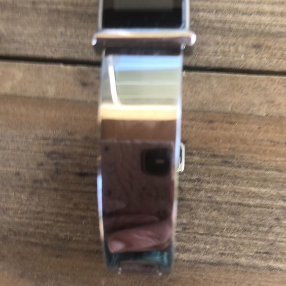 Citizen Eco Drive Silver Stainless Steel Black Face Slimline Watch! GUC - Picture 6 of 14